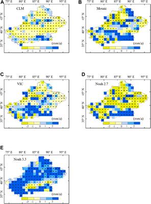 Temporal and Spatial Variations of Soil Moisture Over Xinjiang Based on Multiple GLDAS Datasets